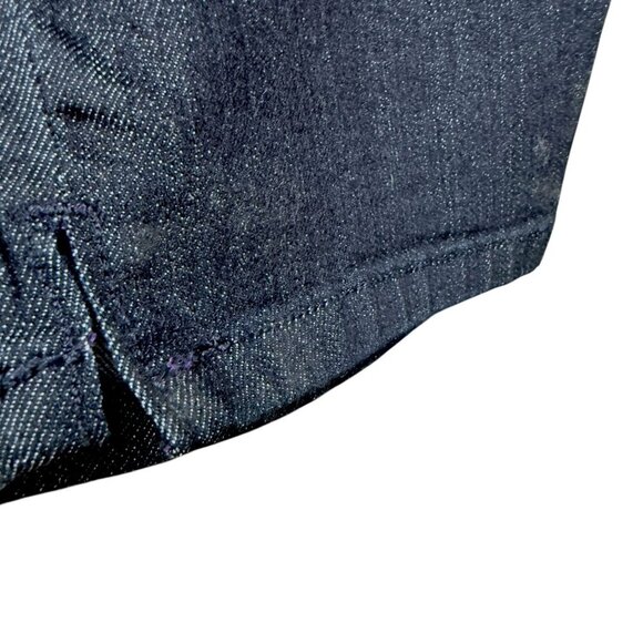 NYDJ Ankle Jeans Plus Size 22W Blue Stretch Dark Denim Lift Tuck Pull on - Picture 10 of 12